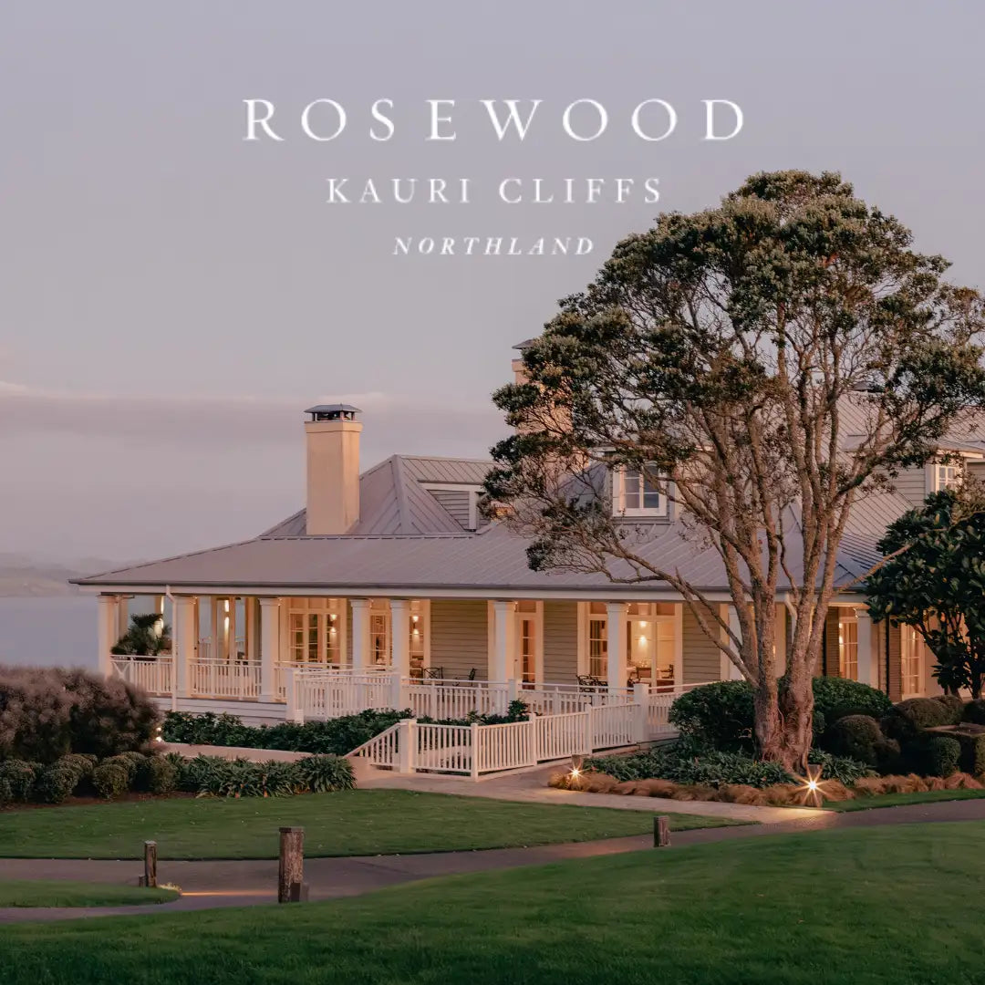 Rosewood Kauri Cliffs luxury resort - inspiration for Poets Atelier premium bio-active skincare ritual